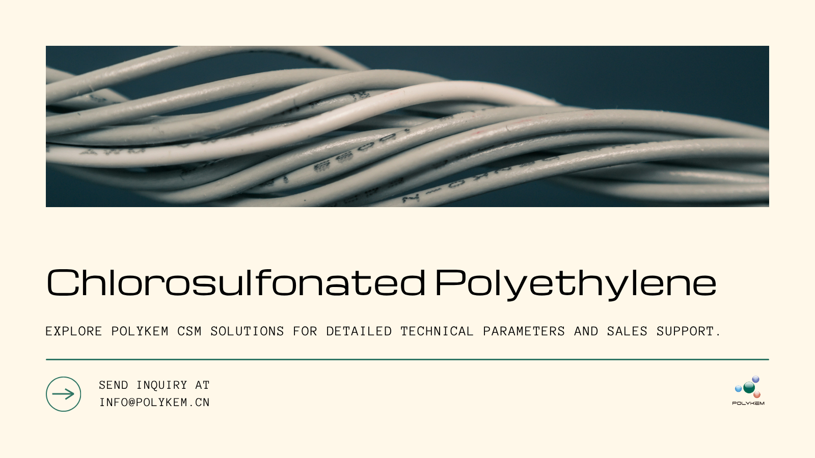 Polyéthylène chlorosulfoné (CSM): une solution de l'industrie pour les élastomères haute performance