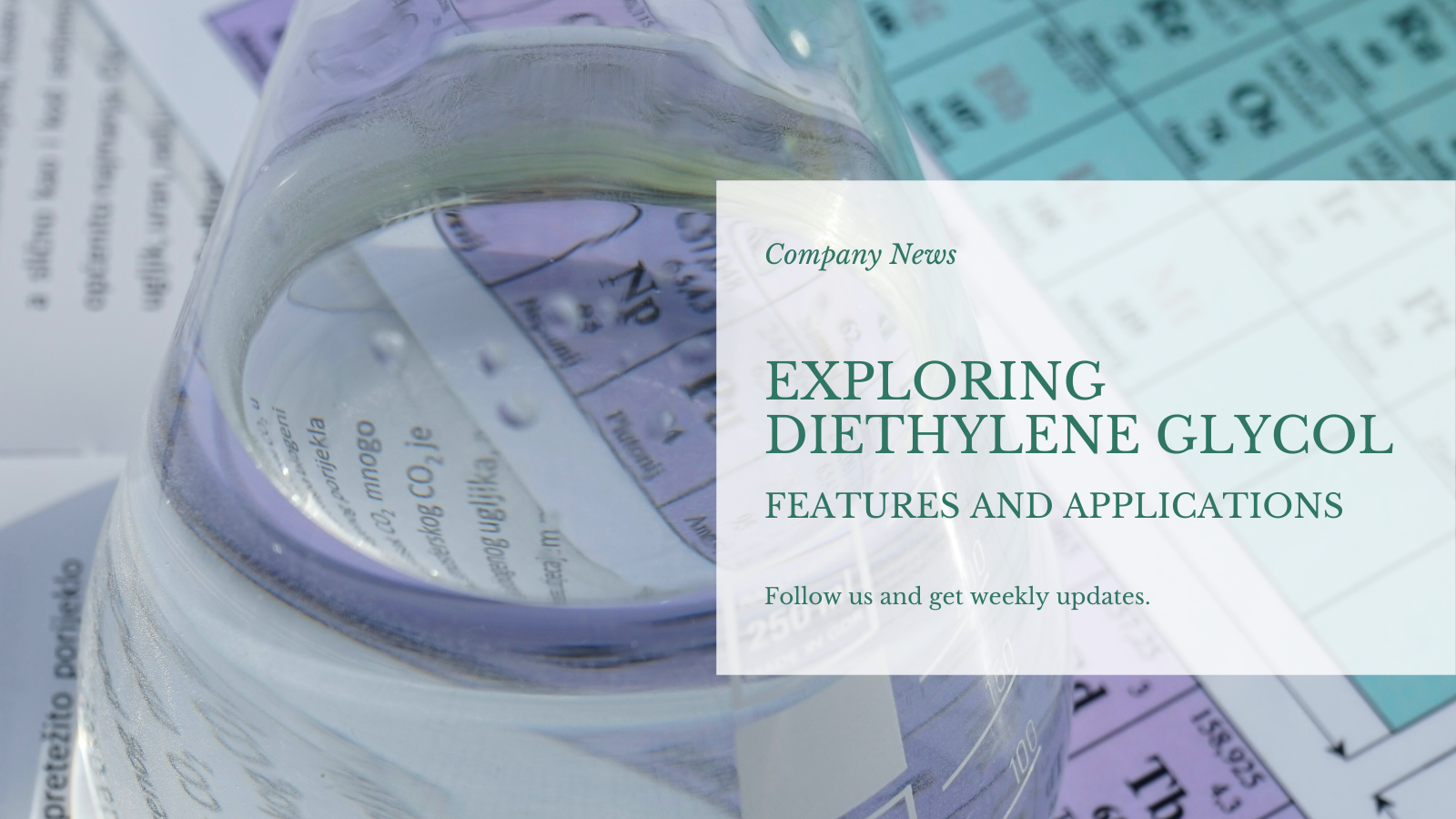 Explorer le diéthylèneglycol : caractéristiques et applications diverses
