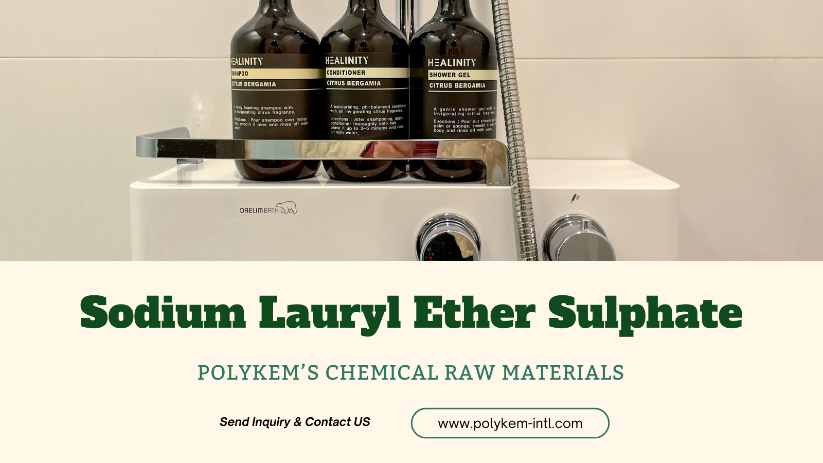 Votre partenaire tensioactif de confiance : Polykem' Sodium Lauryl Ether Sulfate (SLES)