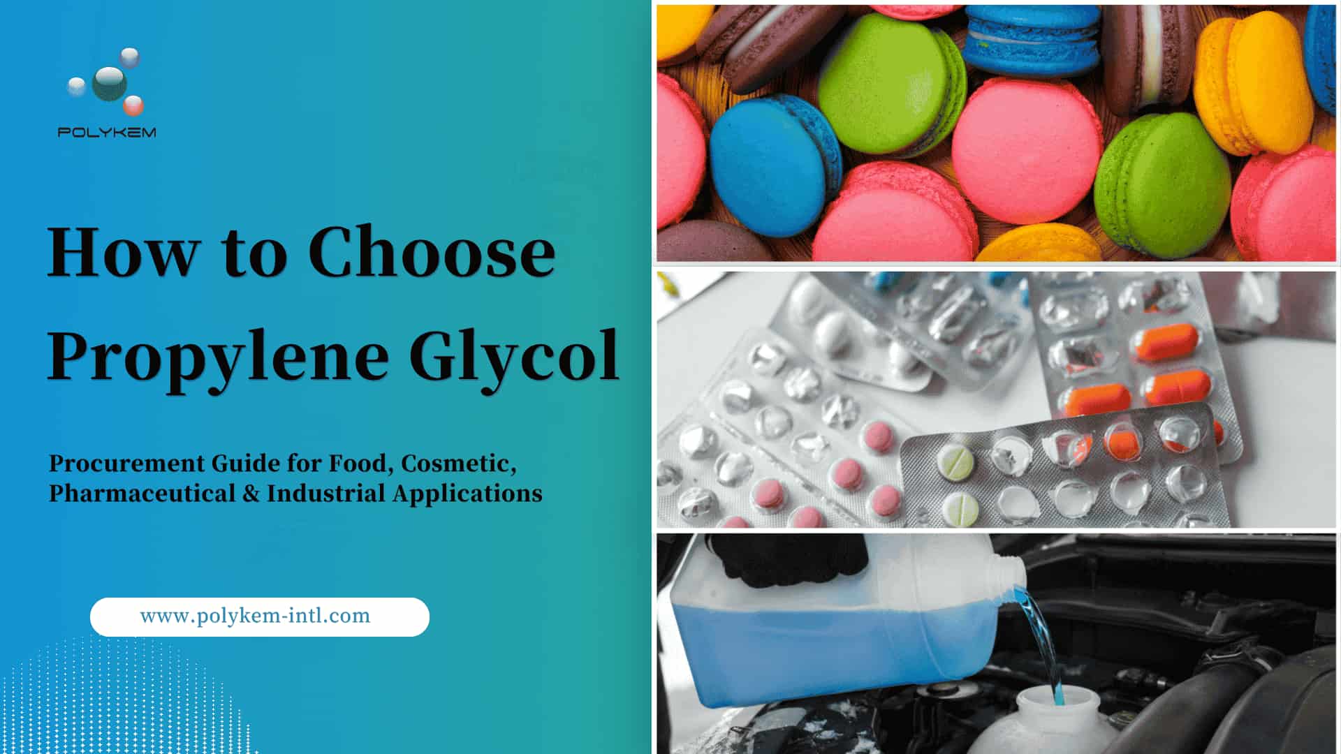 Comment choisir le propylène glycol : un guide d'approvisionnement pour les applications alimentaires, cosmétiques, pharmaceutiques et industrielles