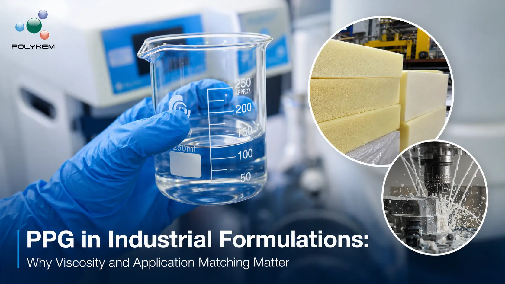 PPG dans les formulations industrielles : pourquoi la viscosité et l'adéquation des applications sont importantes