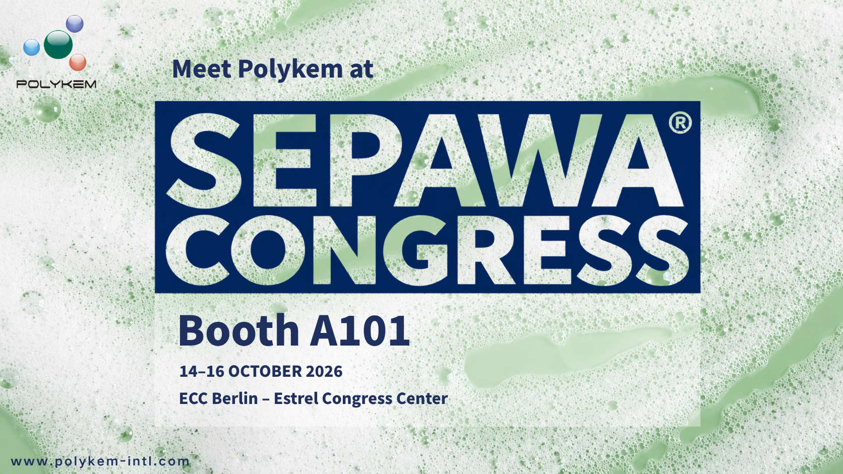 Polykem exposera au congrès SEPAWA 2026 – Visitez le stand A101